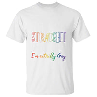 Funny Halloween LGBT T Shirt This Is My Straight Costume - Wonder Print Shop