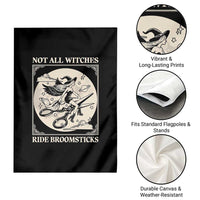 Funny Halloween Lesbian Garden Flag Some Witches Don't Ride Broomsticks Les Witch - Wonder Print Shop