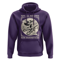 Funny Halloween Lesbian Hoodie Some Witches Don't Ride Broomsticks Les Witch