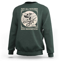 Funny Halloween Lesbian Sweatshirt Some Witches Don't Ride Broomsticks Les Witch - Wonder Print Shop
