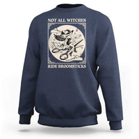 Funny Halloween Lesbian Sweatshirt Some Witches Don't Ride Broomsticks Les Witch - Wonder Print Shop