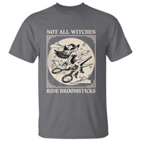 Funny Halloween Lesbian T Shirt Some Witches Don't Ride Broomsticks Les Witch - Wonder Print Shop