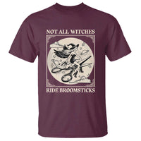 Funny Halloween Lesbian T Shirt Some Witches Don't Ride Broomsticks Les Witch - Wonder Print Shop