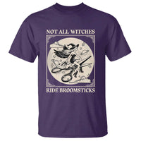 Funny Halloween Lesbian T Shirt Some Witches Don't Ride Broomsticks Les Witch - Wonder Print Shop