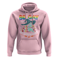 Funny Halloween LGBT Hoodie Be Gay Do Witchcraft Rainbow Witch