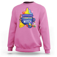 Funny Halloween LGBT Sweatshirt I'm The Lesbian Witch - Wonder Print Shop