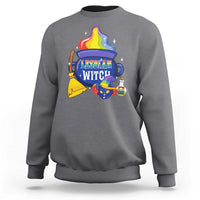 Funny Halloween LGBT Sweatshirt I'm The Lesbian Witch - Wonder Print Shop