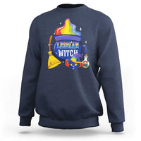 Funny Halloween LGBT Sweatshirt I'm The Lesbian Witch - Wonder Print Shop