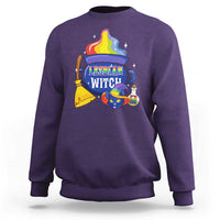 Funny Halloween LGBT Sweatshirt I'm The Lesbian Witch - Wonder Print Shop