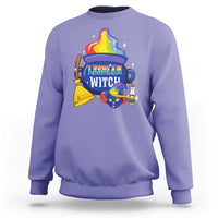 Funny Halloween LGBT Sweatshirt I'm The Lesbian Witch - Wonder Print Shop