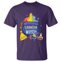 Funny Halloween LGBT T Shirt I'm The Lesbian Witch - Wonder Print Shop