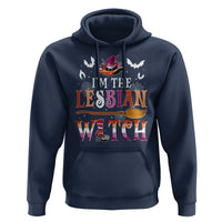 Funny Halloween LGBT Hoodie I'm The Lesbian Witch Spooky Season