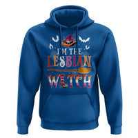 Funny Halloween LGBT Hoodie I'm The Lesbian Witch Spooky Season