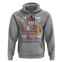 Funny Halloween LGBT Hoodie I'm The Lesbian Witch Spooky Season