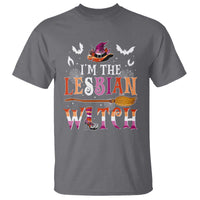 Funny Halloween LGBT T Shirt I'm The Lesbian Witch Spooky Season - Wonder Print Shop
