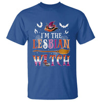 Funny Halloween LGBT T Shirt I'm The Lesbian Witch Spooky Season - Wonder Print Shop