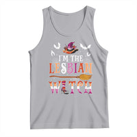 Funny Halloween LGBT Tank Top I'm The Lesbian Witch Spooky Season