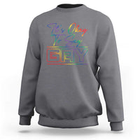 Its Ok To Say Gay Come Out Sweatshirt - Wonder Print Shop