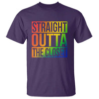 Straight Outta The Closet LGBT Come Out T Shirt - Wonder Print Shop