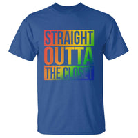 Straight Outta The Closet LGBT Come Out T Shirt - Wonder Print Shop