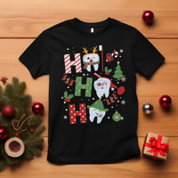 Dentist Christmas Ho Ho Ho Funny Tooth Dental T Shirt - Wonder Print Shop