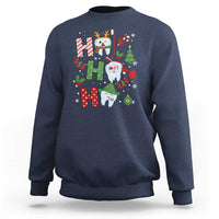 Dentist Christmas Ho Ho Ho Funny Tooth Dental Sweatshirt - Wonder Print Shop