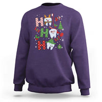 Dentist Christmas Ho Ho Ho Funny Tooth Dental Sweatshirt - Wonder Print Shop
