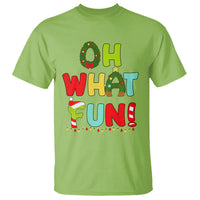 Oh What Fun Christmas Tree Candy Cane T Shirt - Wonder Print Shop