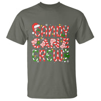 Candy Cane Crew Friend Squad Matching Christmas T Shirt - Wonder Print Shop