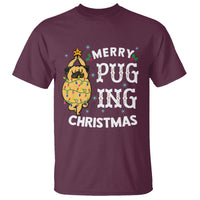 Merry Pugging Christmas Dog Pugmas Pug Xmas T Shirt - Wonder Print Shop