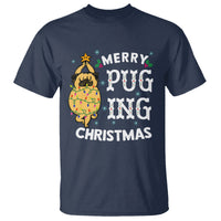 Merry Pugging Christmas Dog Pugmas Pug Xmas T Shirt - Wonder Print Shop