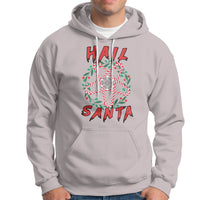 Hail Santa Krampus Ugly Christmas Candy Star Hoodie - Wonder Print Shop