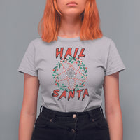 Hail Santa Krampus Ugly Christmas Candy Star T Shirt For Women - Wonder Print Shop