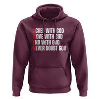 Christian Hoodie Amen Agree Move End With God Never Doubt God