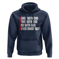 Christian Hoodie Amen Agree Move End With God Never Doubt God