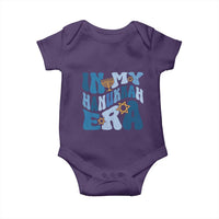 In My Hanukkah Era Baby Onesie Groovy Chanukkah Jewish