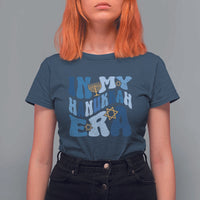 In My Hanukkah Era T Shirt For Women Groovy Chanukkah Jewish - Wonder Print Shop