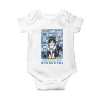 Hanukkah Cat Baby Onesie In My Hanukkat Era Cute Jewish Cats