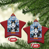 Hanukkah Cat Christmas Ornament In My Hanukkat Era Cute Jewish Cats - Wonder Print Shop