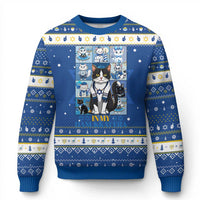 In My Hanukkat Era Cat Hanukkah Ugly Sweater Cute Jewish Cats - Wonder Print Shop