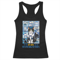 Hanukkah Cat Racerback Tank Top In My Hanukkat Era Cute Jewish Cats