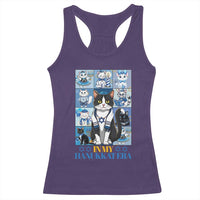 Hanukkah Cat Racerback Tank Top In My Hanukkat Era Cute Jewish Cats
