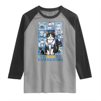Hanukkah Cat Raglan Shirt In My Hanukkat Era Cute Jewish Cats