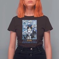 Hanukkah Cat T Shirt For Women In My Hanukkat Era Cute Jewish Cats - Wonder Print Shop
