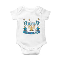 Funny Hanukkah Cat Baby Onesie Meowzel Tov Jewish Chanukkah