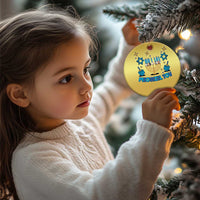 Funny Hanukkah Cat Christmas Ornament Meowzel Tov Jewish Chanukkah - Wonder Print Shop