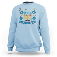 Funny Hanukkah Cat Sweatshirt Meowzel Tov Jewish Chanukkah - Wonder Print Shop