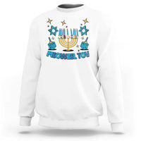 Funny Hanukkah Cat Sweatshirt Meowzel Tov Jewish Chanukkah - Wonder Print Shop