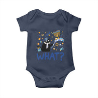 Funny Hanukkah Cat What Baby Onesie