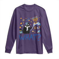 Funny Hanukkah Cat What Long Sleeve Shirt